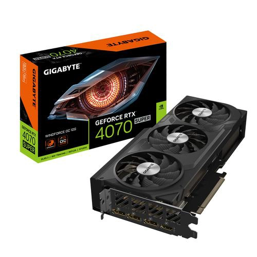 Gigabyte RTX 4070 SUPER WINDFORCE OC 12G, , 12 Go, GDDR6X PCI Express 4.0