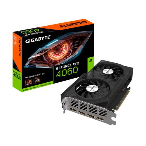 Gigabyte RTX 4060 WINDFORCE OC 8G, GDDR6, PCI Express 4.0