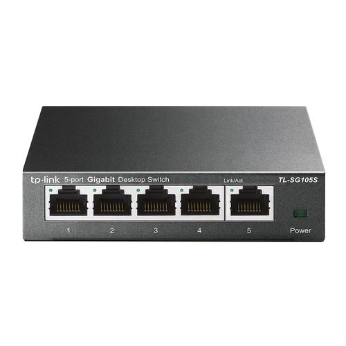 Switch TP-Link 5port TL-SG105S, Non-géré, Gigabit Ethernet (10/100/1000),