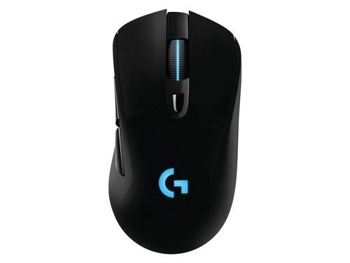 Souris gaming Logitech G703 Lightspeed, Droitier, Optique, RF sans fil, Noir