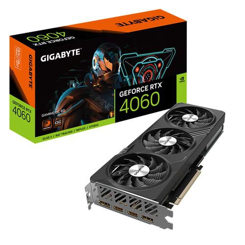 Gigabyte  GeForce RTX­­ 4060 OC 8G,  8 Go, GDDR6